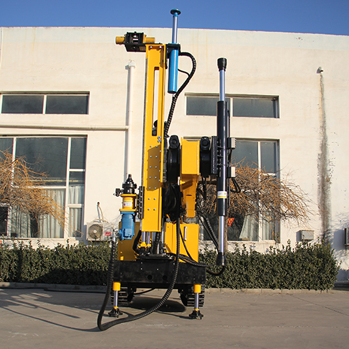 煤礦用跨皮帶履帶式切縫切頂泄壓孔鉆車