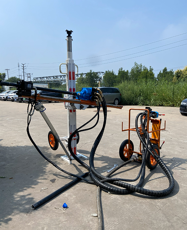 氣動架柱式鉆機